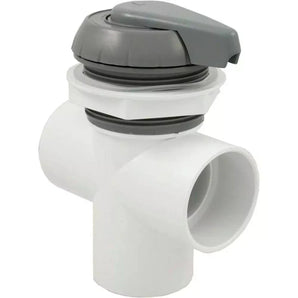 Waterway 2In Top Access Diver Valve Notched (Gray) 600-3067B