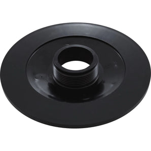 Aquastar 6In Round Suction Outlet Wtih 1.5In Mpt Bulkherad Adapter Blk 615T102