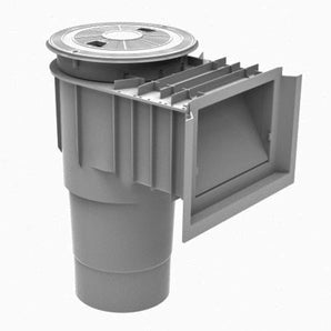 Aquastar Skimmer With Waterstop Face Float Assy Basket Light Gray SKR103