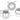 Aquastar Clear Light Niche/Return Fitting Fits Over 1-1/2In Pipe 3600