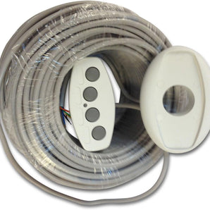 Pentair 521885 iS4 4-Function Spa-Side Remote White w/ 100′ Cord