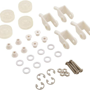 Pentair R201500 ProVac Replacement Wheel, Caster, Clip & Axle Kit – 4-Pack