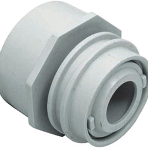 Aquastar Flush Mnt Aim Flow/Water Barrier Fits Over 2In Pipe White 3501