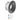 Aquastar Large Wall Fitting Light Black Fits Inside 2In Pipe ES1022SI2002