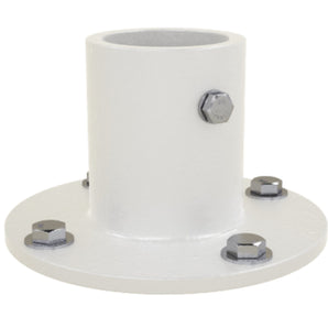 Permacast 1.9In Slide Flange White Aluminum With Mounting Hardware PF-3119-A