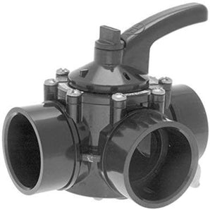 Hayward 3 Port Pvc Diverter Valve 2In Skt 25In Spg Dark Gray PSV3S2DGR