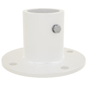 Permacast 1.9In Slide Flange White Aluminum Permacast PF-3119