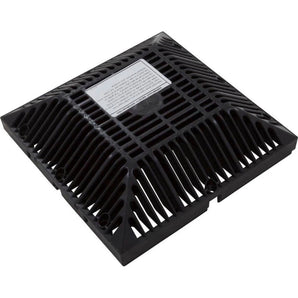 Waterway 9In X 9In Pool Grate Black 2011 Style 642-4791 V