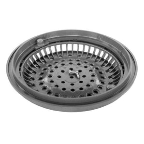 Waterway Main Drain Cover And Frame 8In Anti-Vortex Dark Gray 640-2319-DKG V
