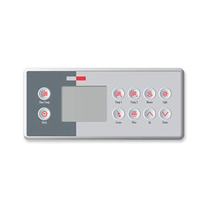 Gecko Tsc-4-10K-Ge1 Keypad With Overlay 1 Pump Gecko BDLTSC410K