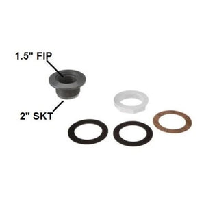 Hayward 2In Skt Inlet Fitting Vinyl Fiberglass Dark Gray SP1023S2DGR