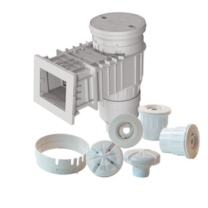 Waterway 7Degree Fibergls Skimmer Sq Ld 2" gray Builder Pak 3 545-8957