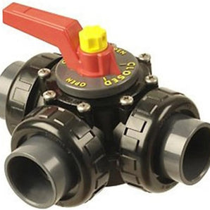 Praher 2In/2.5In Skt 3 Port Valve Upvc Vf2 Series Praher OV3-2010