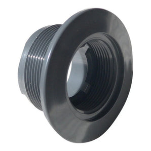 Aquastar Large Wall Fitting With 1 1/2In Fpt And Threaded Od Dark Gray ES102205