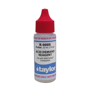 Taylor Technologies Taylor #5 Acid Demand Reagent 3/4Oz. R-0005-A