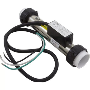 Hydro-Quip 4891207PK Heater, FloThru, 12"x2", 230v, 5.5kW, w/ Cord, Gen