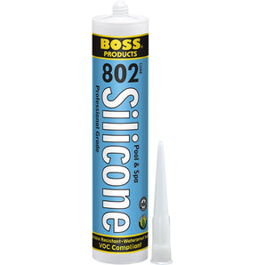 American Granby 10.3 Oz Silicone Adhesive Clear General Purpose Boss 80200B