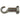 American Granby Rope Hook Cp Brass Cleat 3/4In AGHP53