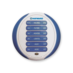 Hayward Goldline Pro Logic Aqua Plus Spa Side Remote White AQL-SS-6B-W