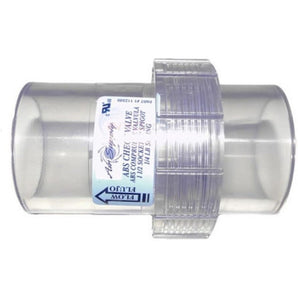 Air Supply of the Future Check Valve 1/4# Spring Style Clear Unionized 112500
