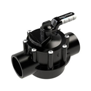 Aquastar 1.5In Skt X 2In Spigot 2-Way Valve With Rubber Handle (Cpvc) AV2W15C