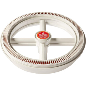 Aquastar 20In Full Circle Suction Outlet Cover/Sump White FC101