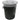 Custom Molded Products Round Lid Auto Leveler Gray Lid & Collar 25504-101-000