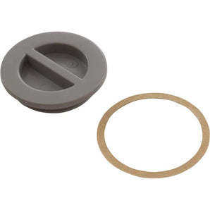 Custom Molded Products Flat Plug 1 1/2In W/Gasket Gray 25542-001-000