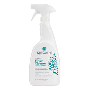 SpaGuard Filter Cleaner for Spas & Hot Tubs, 1 qt, Single, Removes Oils & Scale, Easy to Use, Helps Keep Water Clear