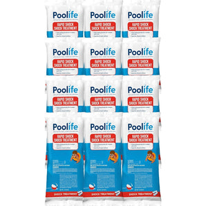 Poolife Rapid Shock CYA-Free Pool Shock (12 x 1 lb Bags)