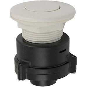 Tecmark Air Button Mpt White Low Prof 1 5/8" Dia Mount Hole MPT-01010-3242