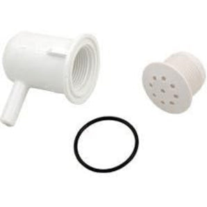 Waterway Top-Flo Air Injector 3/8Inbarb Elbow - White 670-2300B