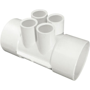 Waterway Manifold 2In Socket X Four 1/2In Socket Ports Waterway 672-4430B
