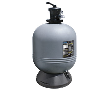 Waterway 26In Carefree Oval Sand Filter Black Above Ground /Ig W/7 Way FS02629